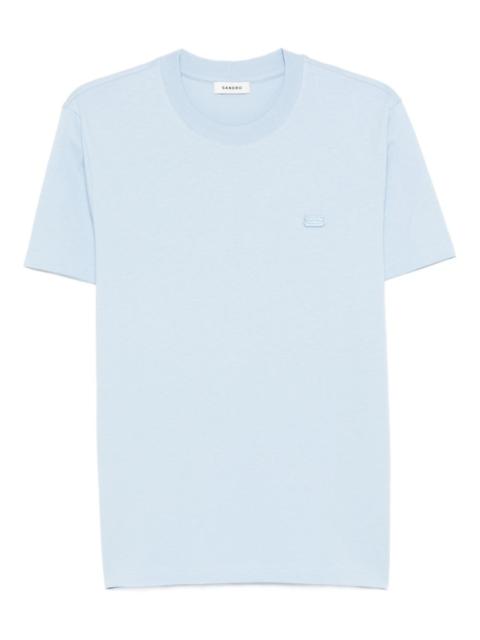 Sandro logo-patch T-shirt