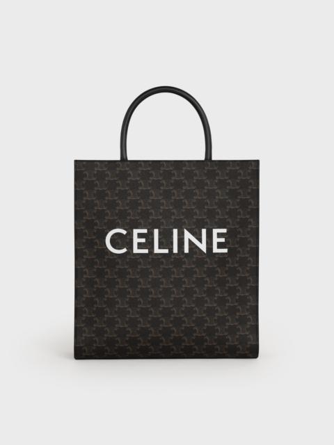 CELINE Medium Vertical Cabas in Triomphe Canvas with Celine Print