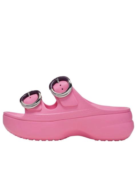 crocs (WMNS) Crocs Saturday Platform Dipped Buckle Sandal 'Pink Lemonade' 213246-669