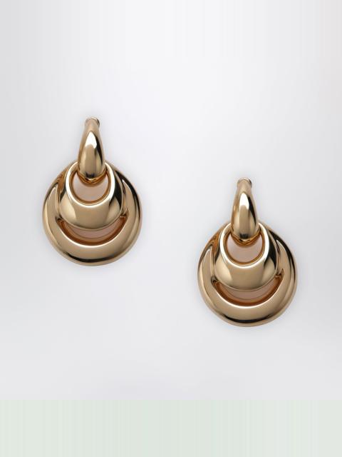 PANCONESI Gold-Tone Blow Up Drop Earrings