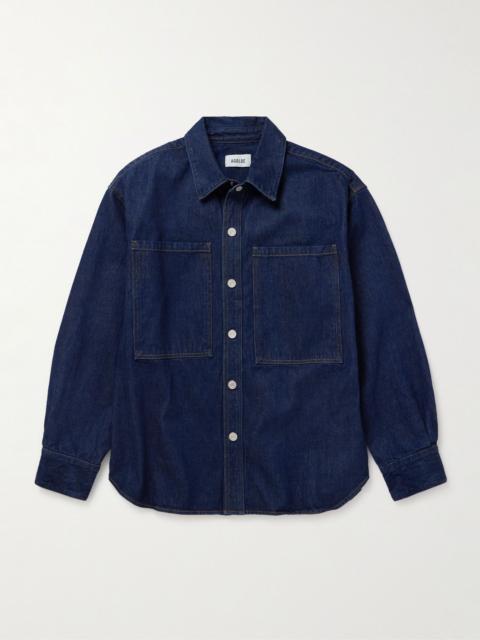 AGOLDE Atticus Denim Shirt Blue