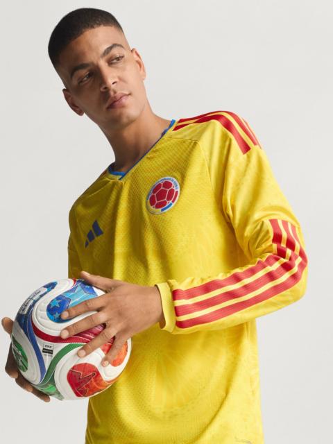 adidas Colombia 26 Home Authentic Long Sleeve Jersey