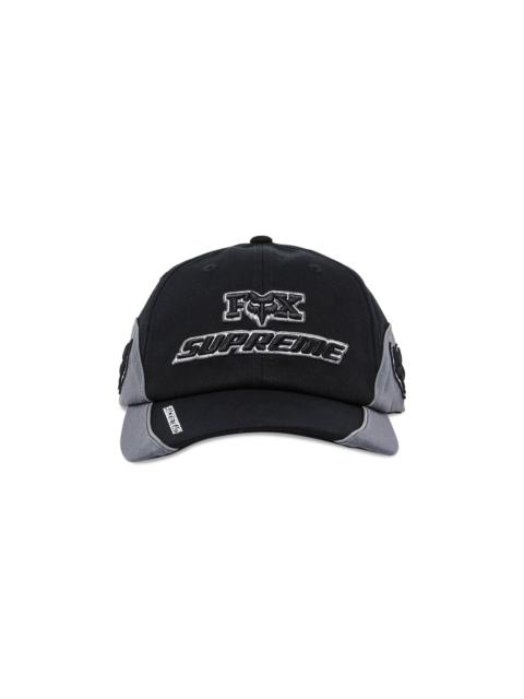 Supreme Supreme x Fox Racing 6-Panel 'Black' | goat | REVERSIBLE