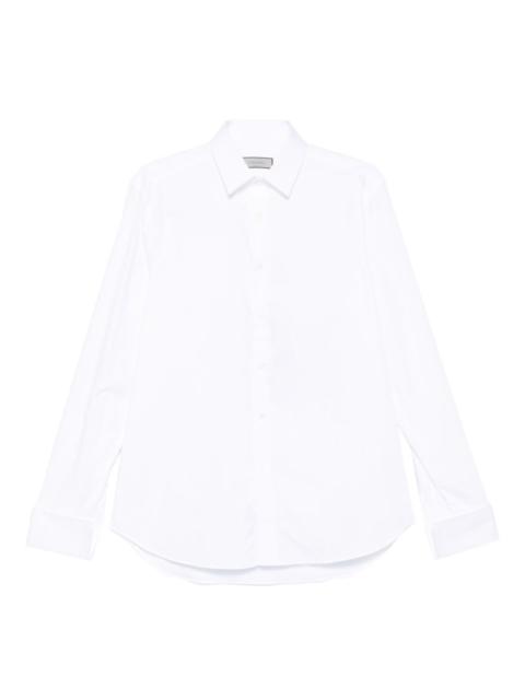 Canali double-cuff cotton shirt