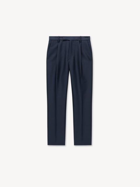 KENZO Tapered tailored pants in virgin wool and silk