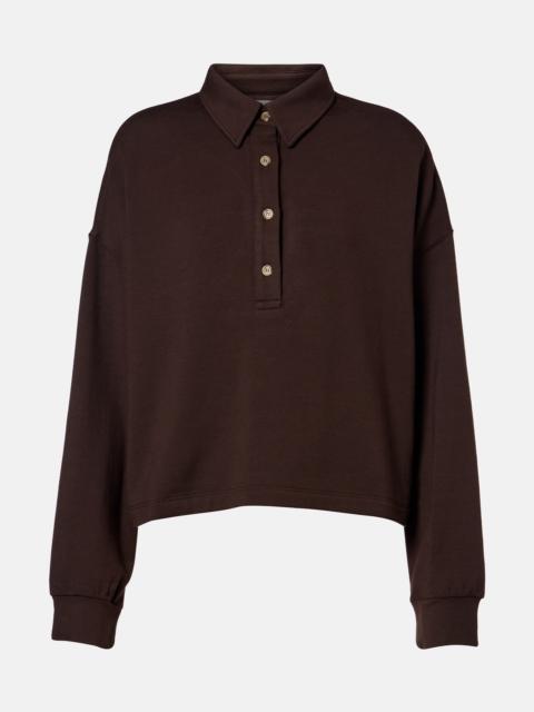 velvet Marian polo sweater