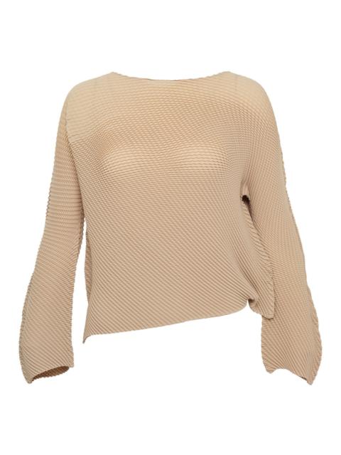 ISSEY MIYAKE Shifted Misty Pleats Pleated Top