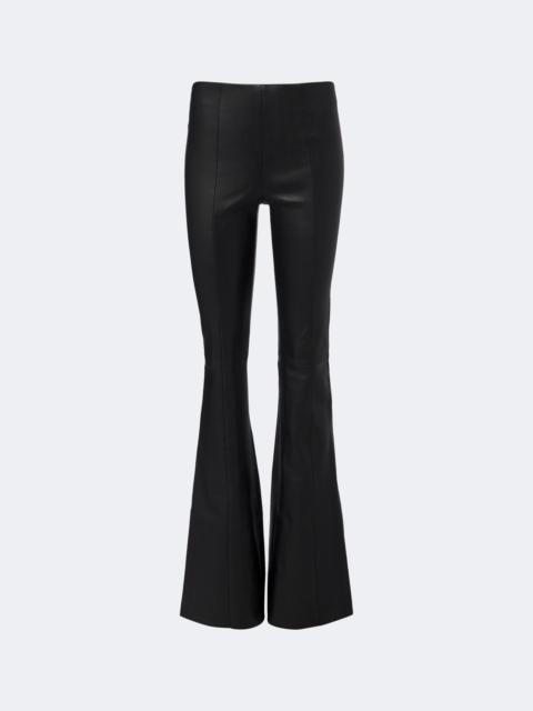 STOULS Gege leather flared pants