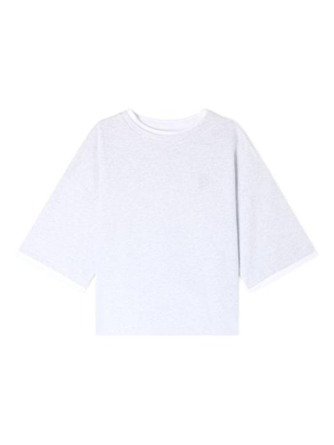 Sandro logo-embroidered T-shirt