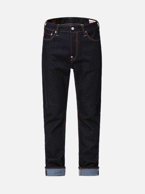 EVISU JAPANESE-PATTERN DAICOCK PRINT CARROT-FIT JEANS #2017
