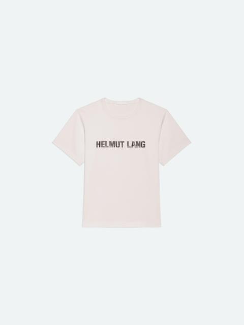 Helmut Lang PLAID LOGO TEE