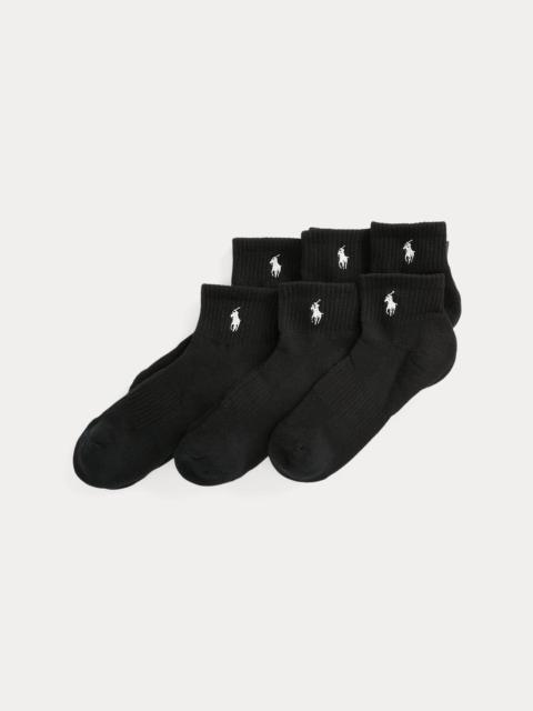 Polo Ralph Lauren Cotton-Blend Quarter Sock 6-Pack