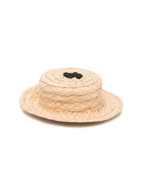 PATOU Mini Straw Boater