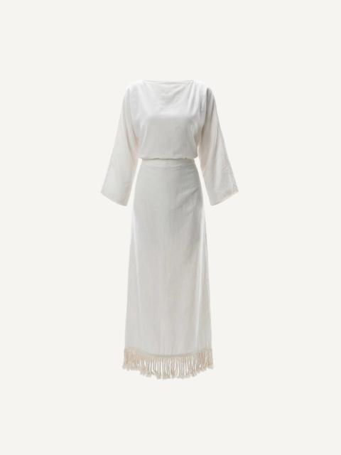 Cleobella ROBIN ANKLE DRESS | IVORY