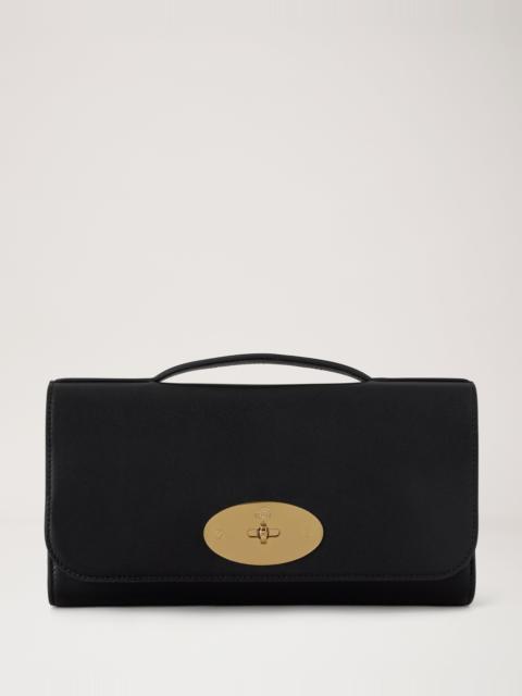 Mulberry Lily Clutch Black Vesta Nappa