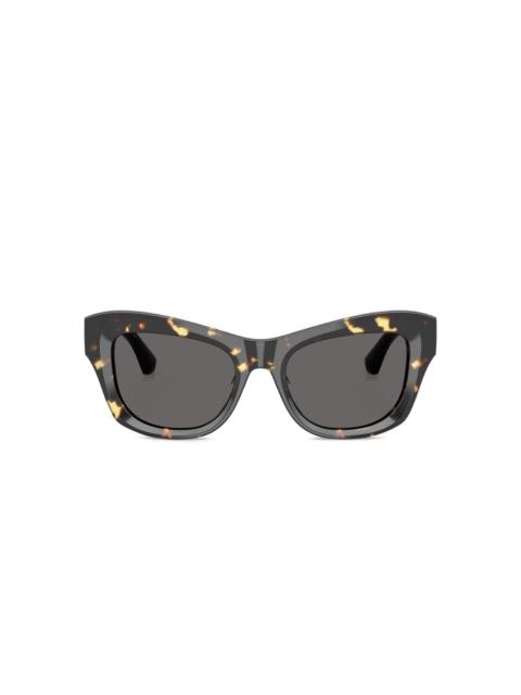 Burberry tortoiseshell geometric sunglasses