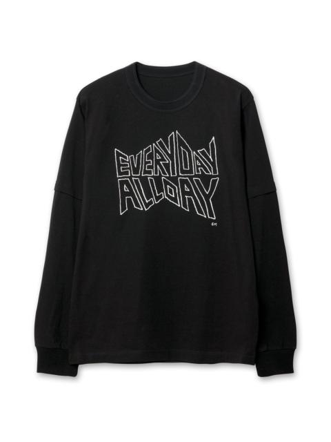 sacai geoff sacai Print L/S T-Shirt