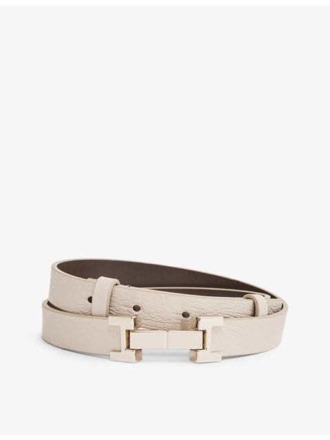 REISS Hayley leather belt