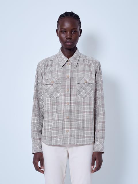 Moncler Grenoble Checked Button-Up Shirt