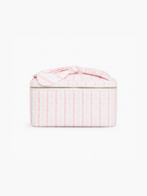 Hill House Home The Bow Top Cosmetic Bag - Pink Variegated Stripe