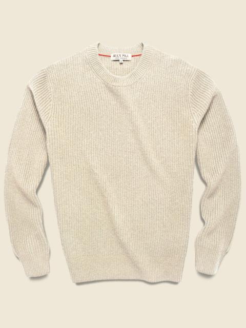 ALEX MILL Cashmere Jordan Sweater - Ecru