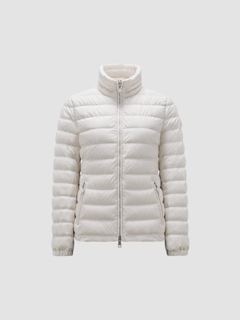 ジャケット Moncler White Abbadia puffer jacket in lacquered nylon MONCLER Abbadia Short Down Jacket J20931A000075963V070