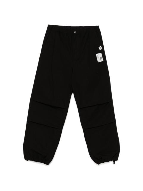 cotton wide-leg pants