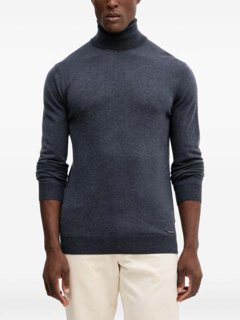 GUESS USA roll-neck logo sweater