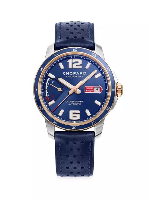 CHOPARD - Alpine Eagle Large Automatic 41mm 18-Karat Rose Gold Watch, Ref.  No. 295363-5001 - Blue Chopard