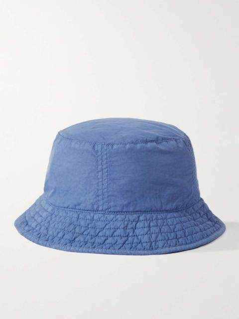 Logo-Embroidered Garment-Dyed Chrome-R Bucket Hat