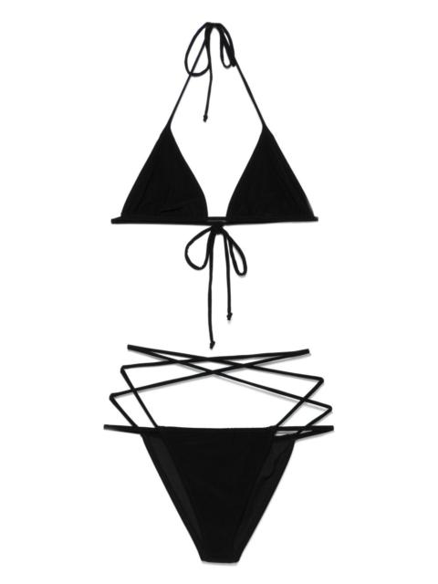 NORMA KAMALI criss-cross bikini set