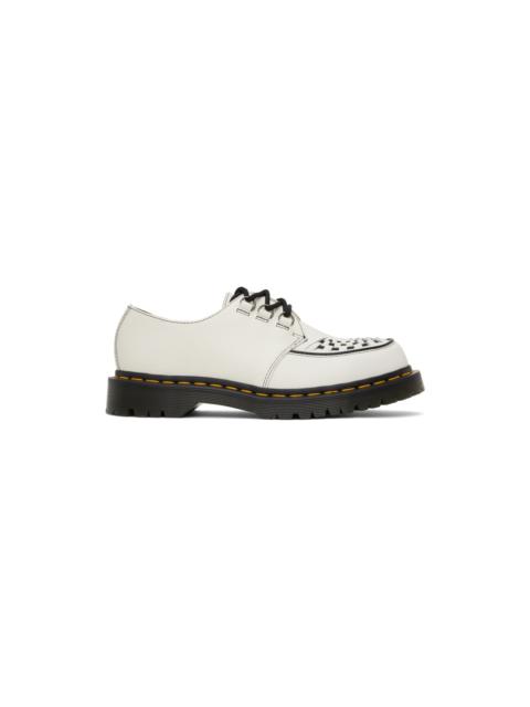 White Ramsey Smooth Leather Oxfords