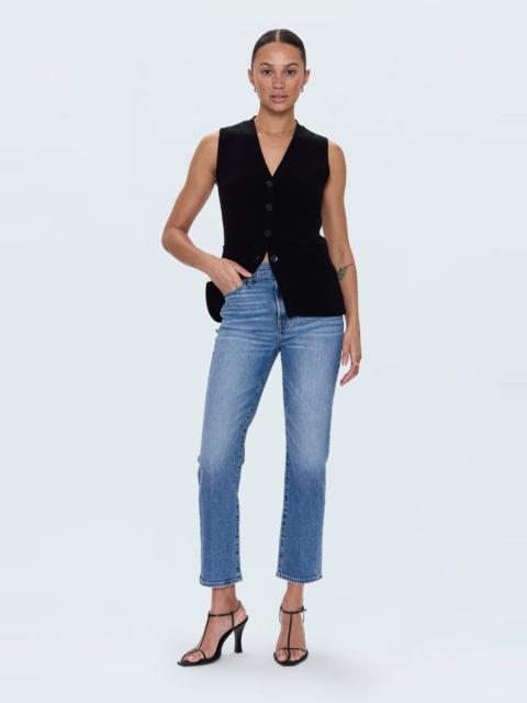 PISTOLA BRI HIGH RISE SLIM STRAIGHT JEAN - CHARLESTON