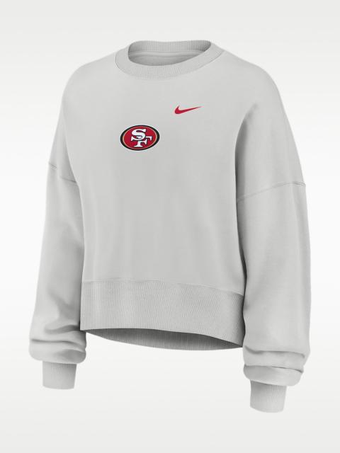 Nike San Francisco 49ers Primetime Phoenix Women's Nike NFL Oversized Pullover Crew