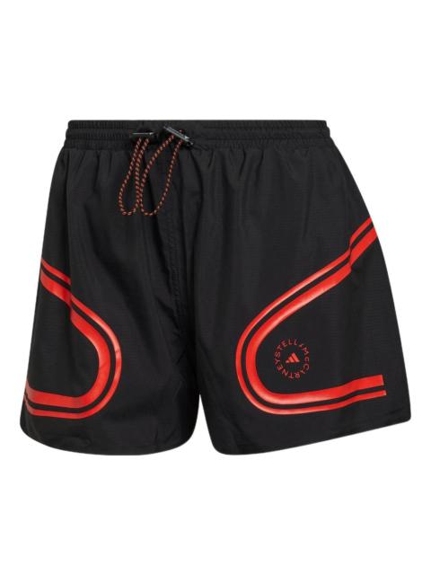 adidas (WMNS) adidas by Stella McCartney TruePace Running Shorts 'Black Red' HD9118