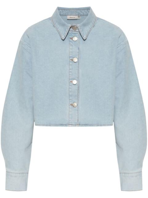 GESTUZ washed buttoned shirt