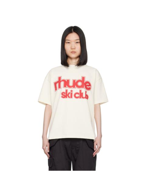 Rhude Off-White 'Rhude Ski Club' T-Shirt