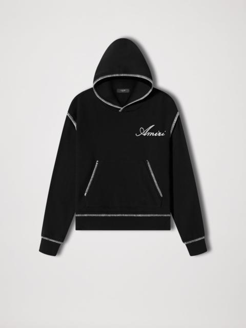 AMIRI AMIRI STITCH LOGO HOODIE