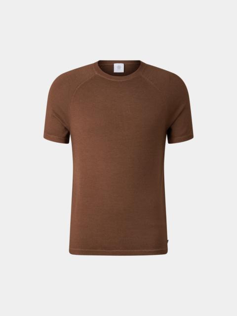 BOGNER Osaka merino shirt in Brown