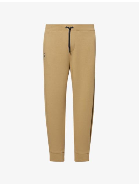 On Focus Tech Tapered-Leg Stretch-Cotton Blend Jogging Bottoms