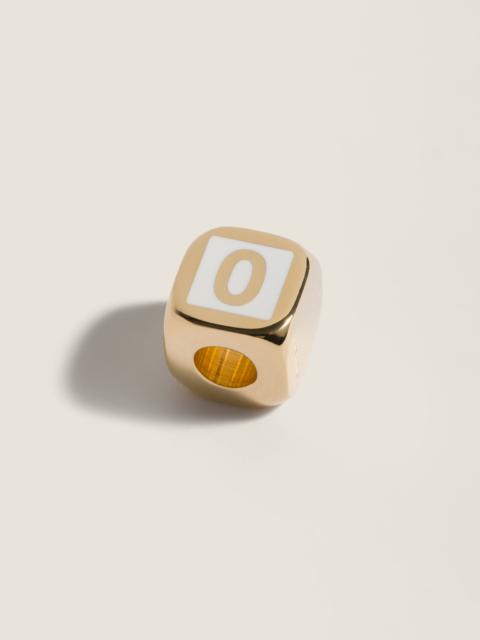 Miu Miu Enameled metal dice charm