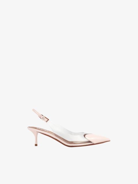 Alaïa HEART SLINGBACKS IN PATENT LAMBSKIN