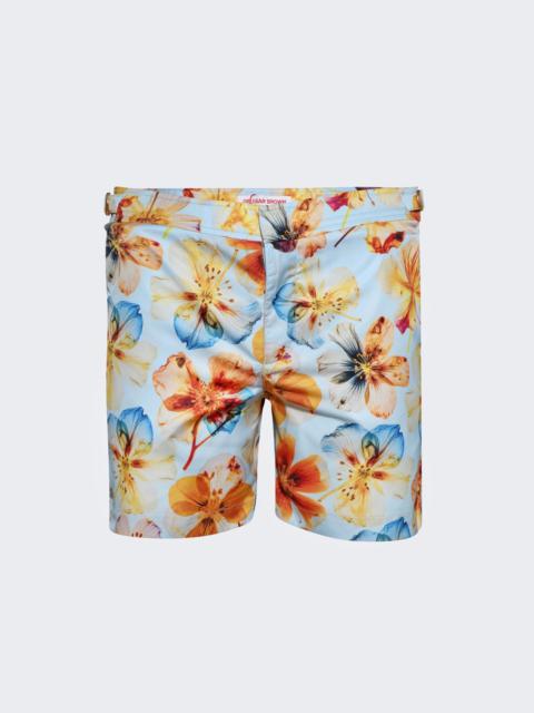 ORLEBAR BROWN Bulldog Oshibana Swim Shorts Springwater Blue