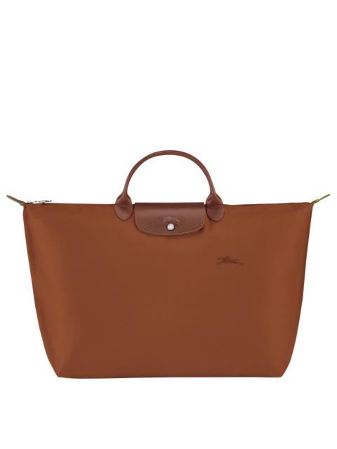 Le Pliage Green S Travel bag Cognac - Recycled canvas