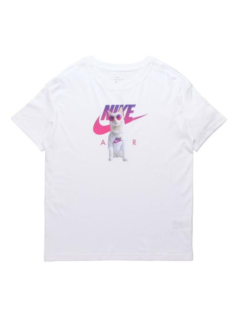 Nike (WMNS) Nike AS W Nike Sportswear Tee BOY INSTACAT White DD1496-100