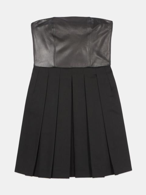 The Kooples SHORT BLACK STRAPLESS DRESS