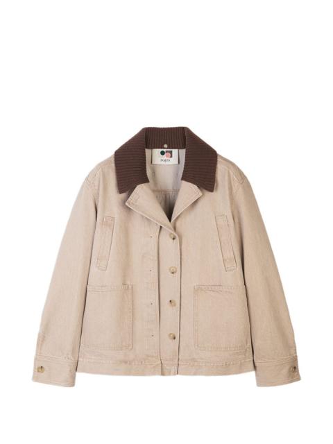 Ports 1961 contrasting-collar jacket