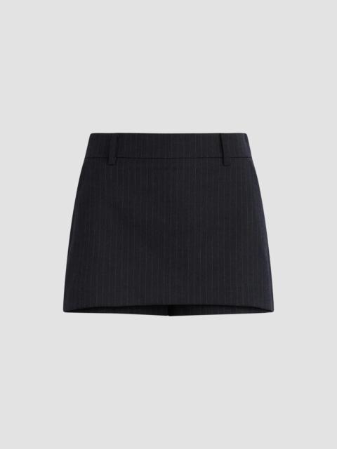 Favorite Daughter Women's The Spencer Pinstriped Skort - Marine Pinstripe