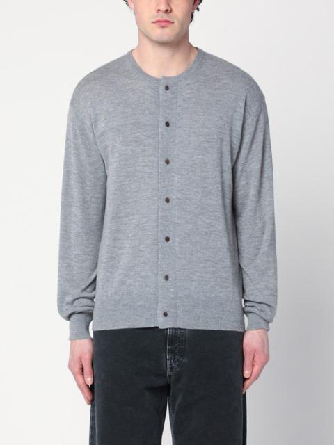AURALEE Gray cashmere cardigan