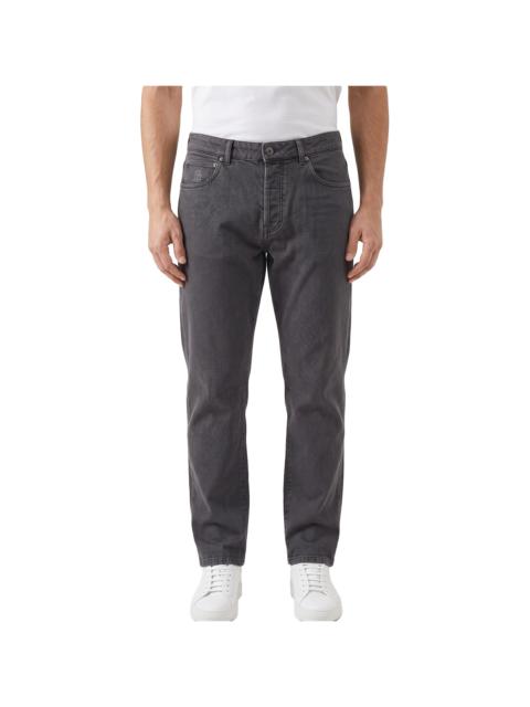 Brunello Cucinelli 100% Cotton 5 Pocket Leisure Fit Denim Pants "Board" BRUN2217